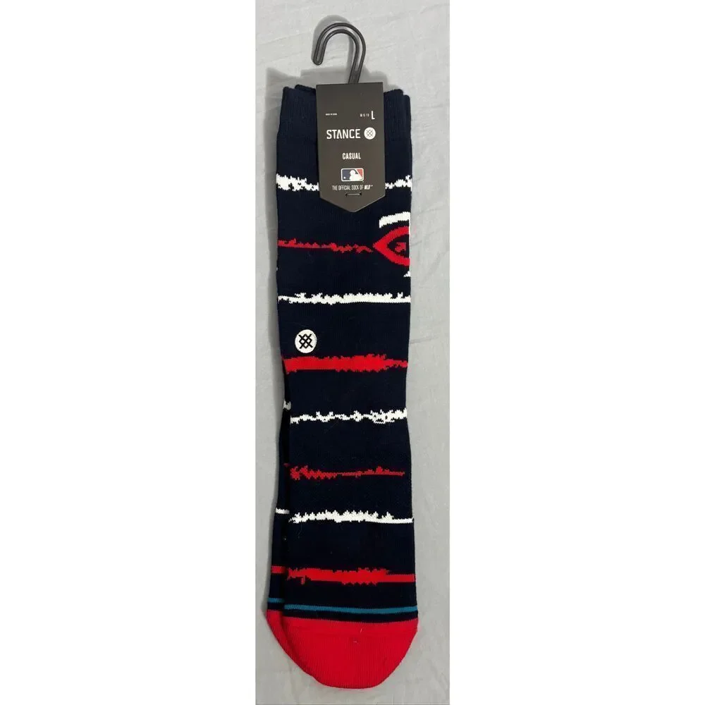 Stance MLB Minnesota Twins Stripe Men’s Baseball Socks L NEW